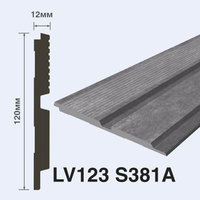 Декоративная панель HIWOOD 2700x120x12 мм арт-LV123 S381A — фото 1, Панели