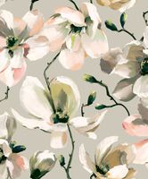 Обои Marburg Flora Винил на флизелине (0,53*10,05) Зеленый/Бежевый/Розовый, Цветы арт-47464 — фото 1, Обои