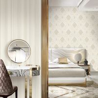 Обои Decori-Decori Mirabilia Винил на флизелине (1,06*10,05) Серый, Дамаск арт-83413 — фото 4, Обои