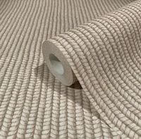 Обои Marburg Flora Винил на флизелине (0,53*10,05) Бежевый, Линии/Рогожка арт-47484 — фото 2, Обои