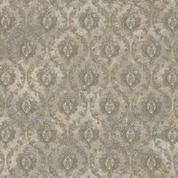 Обои Decori-Decori Carrara 2 Винил на флизелине (1,06*10,05) Коричневый/Серый, Дамаск арт-83653 — фото 1, Обои