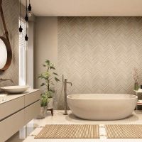 Обои Marburg Okan Винил на флизелине (1,06*10,05) Бежевый, Геометрия/Под дерево арт-33076 — фото 5, Обои