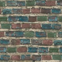 Обои RASCH Factory Style Винил на флизелине (1,06*10,05) Разноцветный, Кирпич арт-969528 — фото 1, Обои