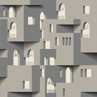 Обои Andrea Rossi Barbana Винил на флизелине (1,06*10,05) Коричневый/Серый, Архитектура арт-54288-3 — фото 1, Обои для стен