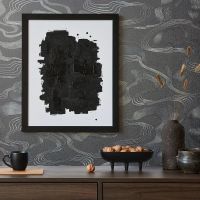 Обои Marburg Kumano Винил на флизелине (1,06*10,05) Серебряный/Черный, Абстракция/Рогожка арт-34587 — фото 3, Обои