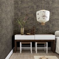 Обои RASCH Kimono Винил на флизелине (0,53*10,05) Коричневый/Золото, Штукатурка арт-410730 — фото 2, Обои