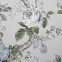 Обои Andrea Rossi Cavolli Винил на флизелине (1,06*10,05) Серый/Голубой/Зеленый, Цветы арт-54421-4 — фото 1, Обои для стен