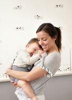 Бордюр детский Casadeco Rose Nino Винил на флизелине (0,11*5) Серый, Животные арт-85579228 — фото 2, Обои