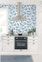 Обои Paper & Ink Navy Grey and White арт-BL70702 — фото 2, Обои