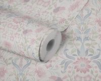 Обои AS Creation Maison Charme Винил на флизелине (0,53*10,05) Белый/Разноцветный, Птицы/Цветы арт-39075-3 — фото 4, Обои для стен