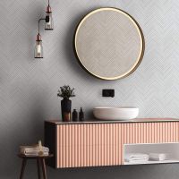 Обои Marburg Okan Винил на флизелине (1,06*10,05) Серый, Геометрия/Под дерево арт-33075 — фото 6, Обои