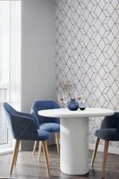 Обои Alessandro Allori Rebecca Винил на флизелине (1,06*10,05) Бежевый/Коричневый, Геометрия арт-15002-4 — фото 4, Обои