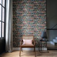 Обои RASCH Factory Style Винил на флизелине (1,06*10,05) Разноцветный, Кирпич арт-969528 — фото 2, Обои