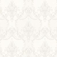 Обои Andrea Rossi Barbana Винил на флизелине (1,06*10,05) Белый, Орнамент арт-54291-1 — фото 1, Обои
