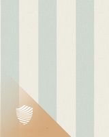 Обои Grandeco Atmosphere Винил на флизелине (0,53*10,05) Бирюзовый/Бежевый, Полоса/Рогожка арт-AT4028 — фото 1, Обои для стен