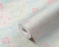 Обои AS Creation Maison Charme Винил на флизелине (0,53*10,05) Разноцветный, Геометрия/Клетка/Цветы арт-39066-1 — фото 2, Обои