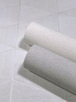 Обои Marburg Travertino Винил на флизелине (1,06*10,05) Белый, Геометрия/Ромб/Под дерево арт-33056 — фото 4, Обои