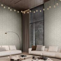 Обои Marburg Travertino Винил на флизелине (1,06*10,05) Бежевый, Геометрия/Ромб/Под дерево арт-33058 — фото 5, Обои