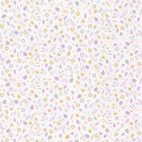 Обои детские Casadeco Rose Nino Винил на флизелине (0,53*10,05) Белый/Сиреневый/Бежевый, Цветы арт-85545120 — фото 1, Обои для стен