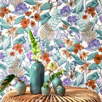 Товар: Обои Caselio Flower Power Винил на флизелине (0,53*10,05) Зеленый, Цветы арт-101857129 - фото 2 Обои Caselio Flower Power Винил на флизелине (0,53*10,05) Зеленый, Цветы арт-101857129 — фото 2, Обои