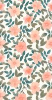 Обои Caselio Danae Винил на флизелине (53*10,05) Белый/Зеленый/Розовый, Цветы арт-103627240 — фото 4, Обои для стен