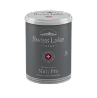 Краски Swiss Lake Краска интерьерная для стен и потолков Matt Pro 9 л — фото 1, Краски