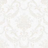 Обои Roberto Borzagi King Винил на флизелине (1,06*10) Белый, Дамаск арт-90113-1 — фото 1, Обои для стен