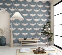 Обои Marburg Otaru Винил на флизелине (1,06*10,05) Серый/Черный/Золото, Птицы арт-34582 — фото 7, Обои