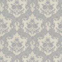 Обои Emiliana Parati Tekko New Винил на флизелине (1,06*10,05) Бежевый/Серебряный, Дамаск/Цветы арт-20025T — фото 1, Обои для стен