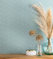 Обои Caselio Danae Винил на флизелине (53*10,05) Бирюзовый/Синий, Абстракция арт-103656160 — фото 3, Обои для стен