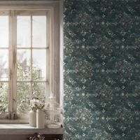 Обои AS Creation Garda Винил на флизелине (1,06*10,05) Бирюзовый/Золото, Дамаск арт-38729-5 — фото 2, Обои для стен