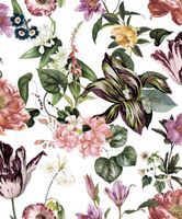Обои Marburg Flora Винил на флизелине (0,53*10,05) Белый/Разноцветный, Цветы арт-47458 — фото 1, Обои для стен
