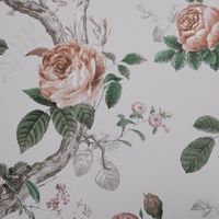 Обои Andrea Rossi Cavolli Винил на флизелине (1,06*10,05) Белый/Разноцветный, Цветы арт-54421-2 — фото 1, Обои для стен