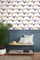 Обои Paper & Ink Navy Grey and White арт-BL71001 — фото 2, Обои