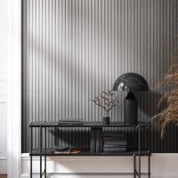 Обои Marburg Okan Винил на флизелине (1,06*10,05) Серый/Серебряный, Под дерево/Полоса арт-33095 — фото 7, Обои