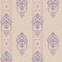 Обои Roberto Borzagi King Винил на флизелине (1,06*10) Розовый, Полоса/Дамаск арт-90111-6 — фото 1, Обои для стен