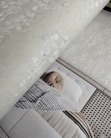 Обои Bernardo Bartalucci Sarrieri Флизелин (1,06*10) Белый, Цветы арт-5080-1 — фото 3, Обои