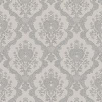 Обои Zambaiti Parati Tradizione Italiana 2025 Винил на флизелине (0,53*10,05) Серый, Дамаск арт-Z21741 — фото 1, Обои для стен