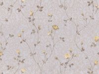 Обои Prima Italiana Colomba Винил на флизелине (1,06*10) Серый/Желтый, Вензель/Цветы арт-80601 — фото 1, Обои для стен