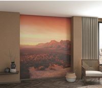 Панно Marburg Dune Винил на флизелине (2,12*2,7) Оранжевый, Пейзаж арт-32548 — фото 2, Обои