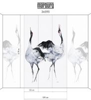 Товар: Панно Marburg Otaru Винил на флизелине (1,59*2,7) Белый/Черный, Птицы арт-34595 - фото 2 Панно Marburg Otaru Винил на флизелине (1,59*2,7) Белый/Черный, Птицы арт-34595 — фото 2, Обои для стен