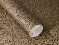 Обои RASCH Ascona Винил на флизелине (1,06*10) Коричневый, Круги/Рогожка арт-979206 — фото 2, Обои