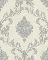 Обои Emiliana Parati Damasco Reale Винил на флизелине (1,06*10,05) Бежевый/Серый/Серебряный, Дамаск арт-73429 — фото 1, Обои для стен
