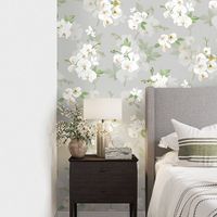 Обои Andrea Rossi Stromboli Винил на флизелине (1,06*10) Серый, Цветы/Листья арт-54342-3 — фото 3, Обои