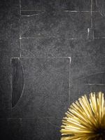 Обои Marburg Papis Loveday Винил на флизелине (0,7*10,05) Черный/Золото, Геометрия/Штукатурка арт-33722 — фото 3, Обои