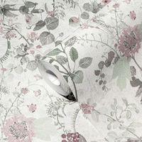 Обои AS Creation Original View Винил на флизелине (0,53*10,05) Розовый/Зеленый, Листья/Цветы арт-38825-1 — фото 4, Обои