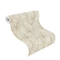 Обои RASCH Denzo II Винил на флизелине (0,53*10,05) Бежевый, Листья арт-456622 — фото 2, Обои