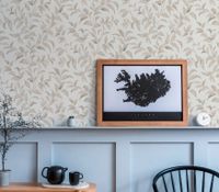 Обои AS Creation Original View Винил на флизелине (0,53*10,05) Бежевый, Листья арт-38962-2 — фото 2, Обои