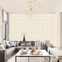 Обои Andrea Rossi Barbana Винил на флизелине (1,06*10,05) Белый, Орнамент арт-54291-1 — фото 3, Обои