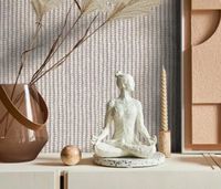 Обои Marburg Flora Винил на флизелине (0,53*10,05) Серый/Бежевый, Линии/Рогожка арт-47485 — фото 4, Обои